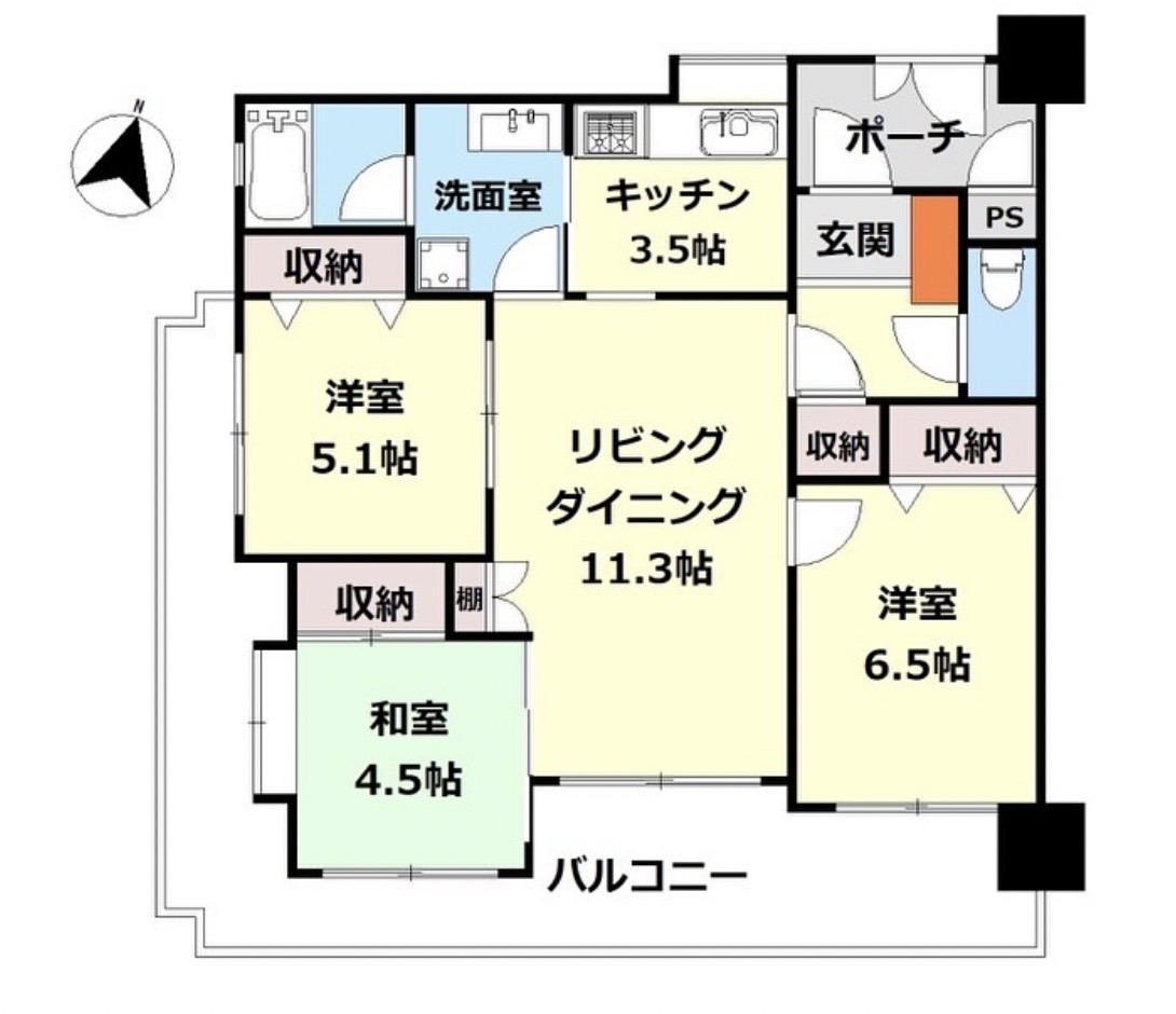 沖縄県宜野湾市真志喜　分譲マンション　3LDK